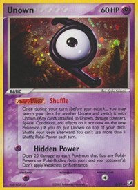 Unown (Z) (Z/28) [EX: Unseen Forces] - Destination Retro