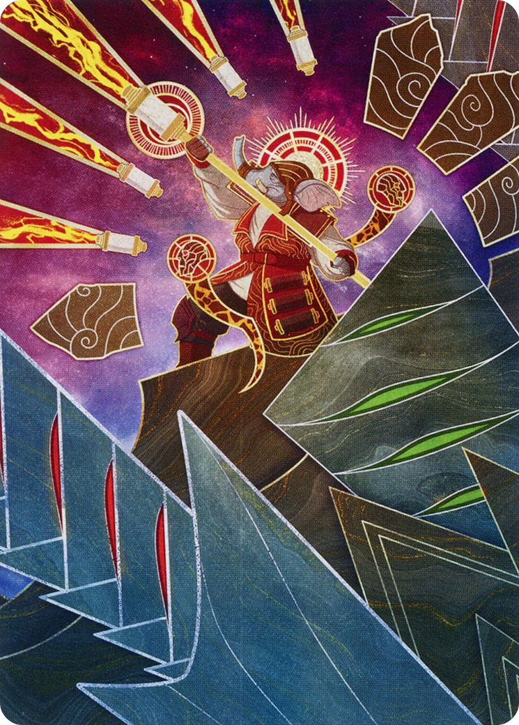 Quintorius, Loremaster Art Card (63) [March of the Machine Art Series] - Destination Retro