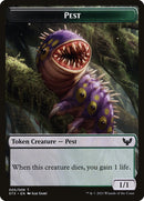 Pest (005) // Blood (017) Double-sided Token [Challenger Decks 2022 Tokens] - Destination Retro