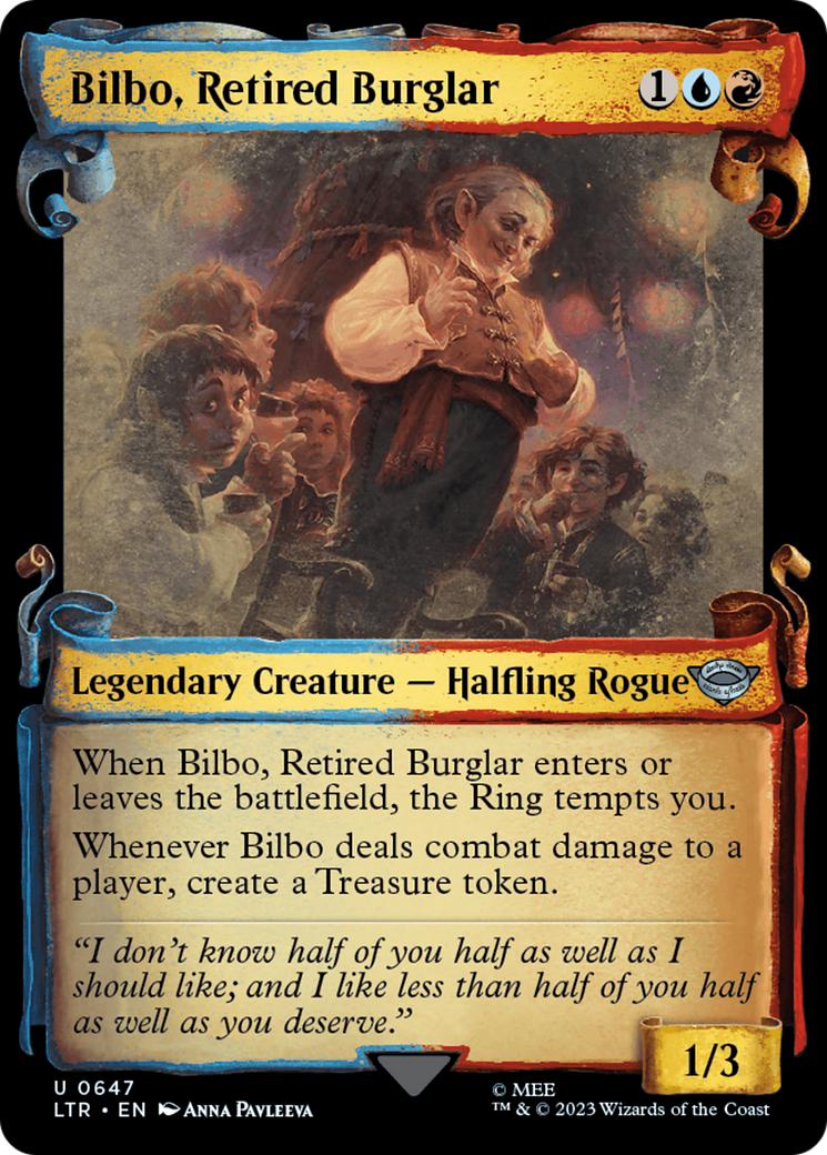 Bilbo, Retired Burglar [The Lord of the Rings: Tales of Middle-Earth Showcase Scrolls] - Destination Retro