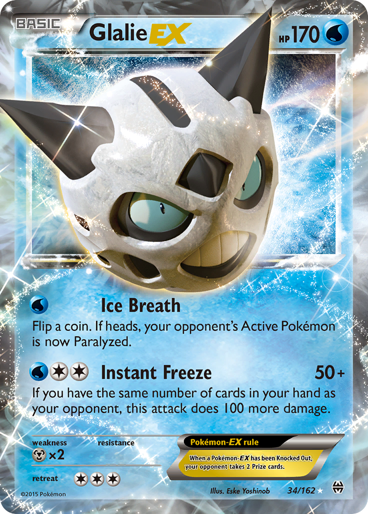 Glalie EX (34/162) [XY: BREAKthrough] - Destination Retro