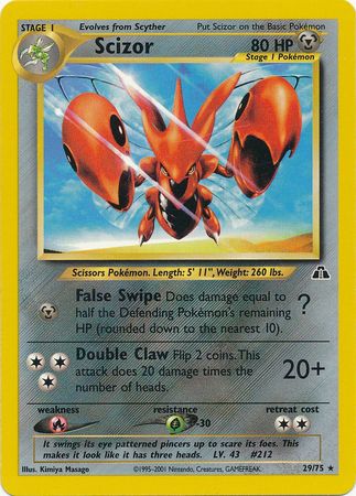 Scizor (29/75) [Neo Discovery Unlimited] - Destination Retro