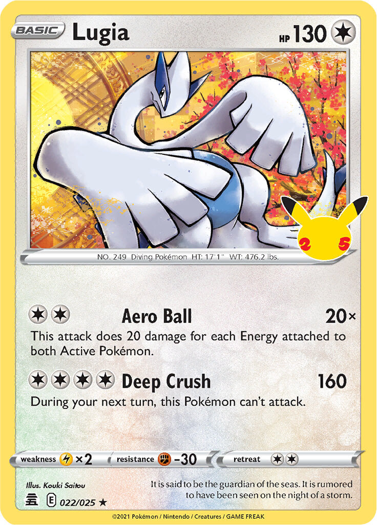 Lugia (022/025) [Celebrations: 25th Anniversary] - Destination Retro