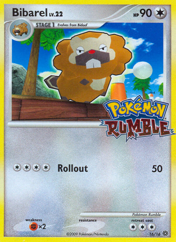 Bibarel (16/16) [Pokémon Rumble] - Destination Retro