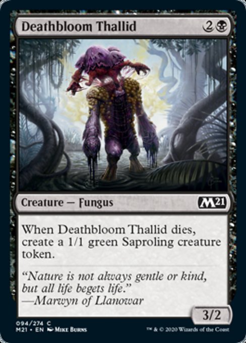 Deathbloom Thallid [Core Set 2021] - Destination Retro