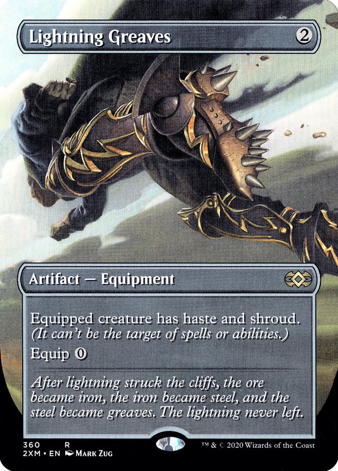 Lightning Greaves (Borderless) [Double Masters] - Destination Retro
