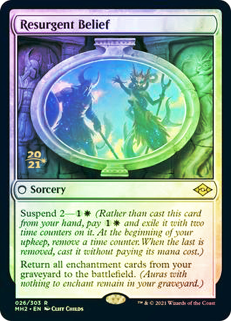 Resurgent Belief [Modern Horizons 2 Prerelease Promos] - Destination Retro