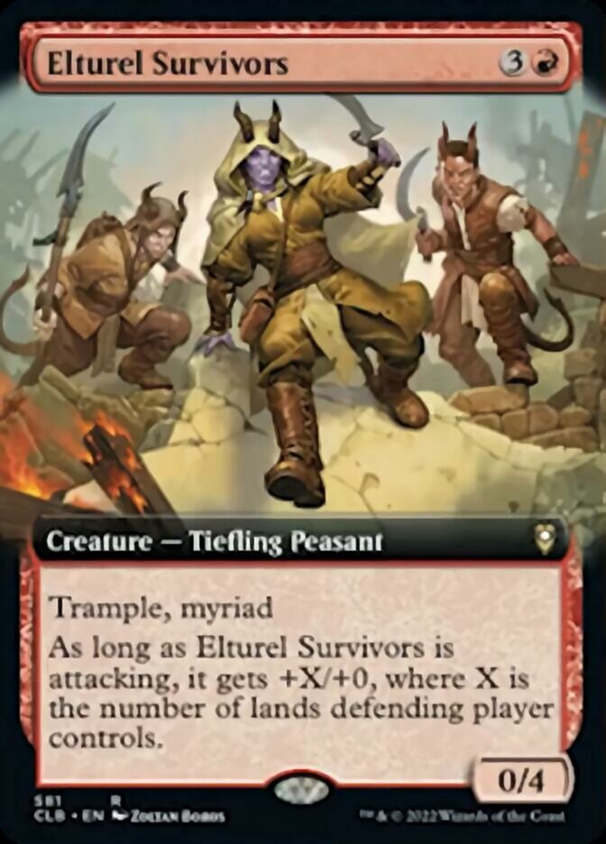 Elturel Survivors (Extended Art) [Commander Legends: Battle for Baldur's Gate] - Destination Retro