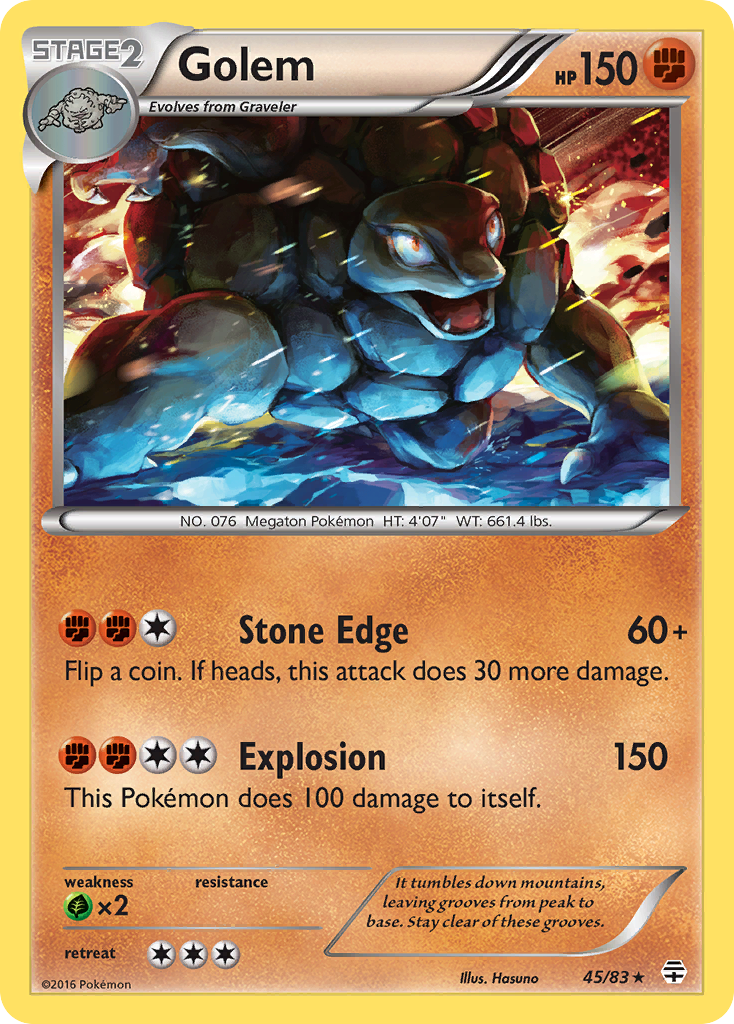 Golem (45/83) [XY: Generations] - Destination Retro