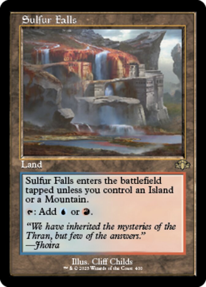 Sulfur Falls (Retro) [Dominaria Remastered] - Destination Retro
