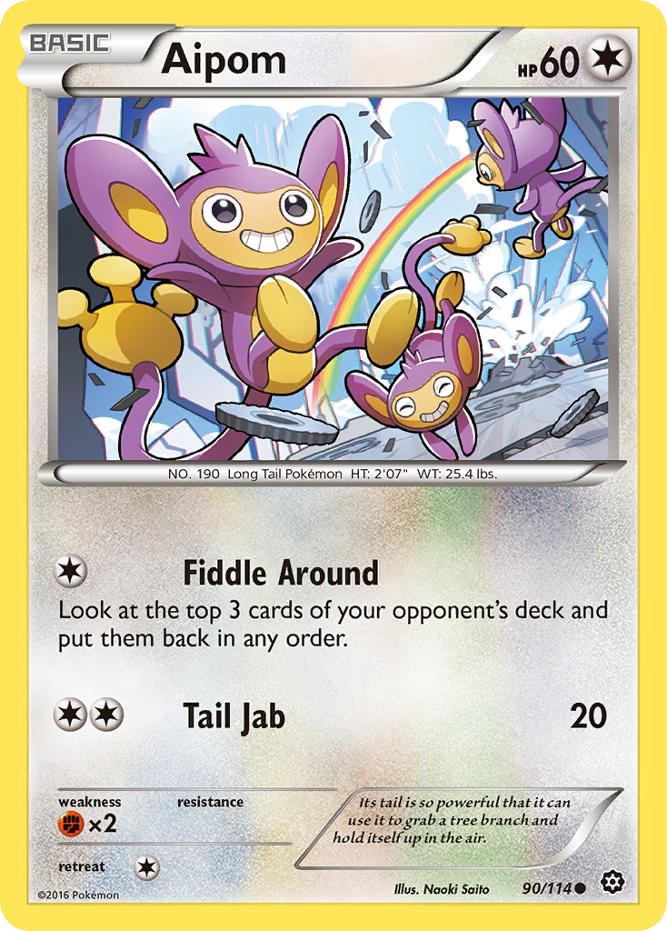 Aipom (90/114) [XY: Steam Siege] - Destination Retro