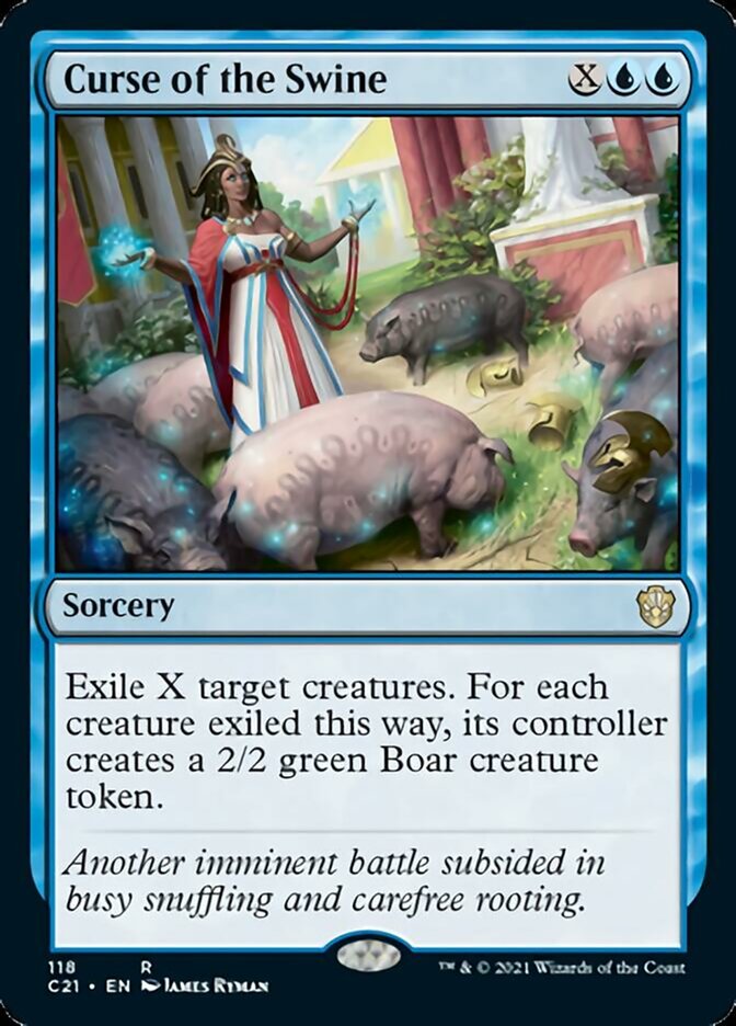 Curse of the Swine [Commander 2021] - Destination Retro