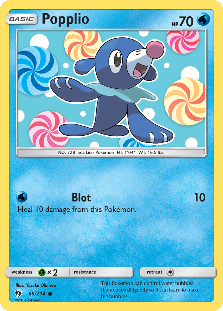 Popplio (65/214) [Sun & Moon: Lost Thunder] - Destination Retro