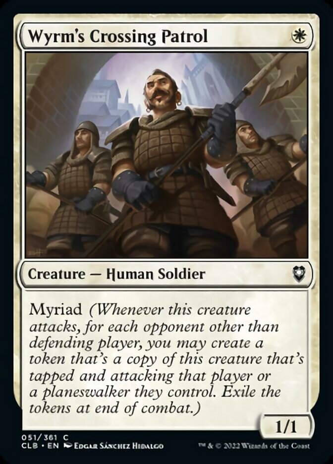 Wyrm's Crossing Patrol [Commander Legends: Battle for Baldur's Gate] - Destination Retro