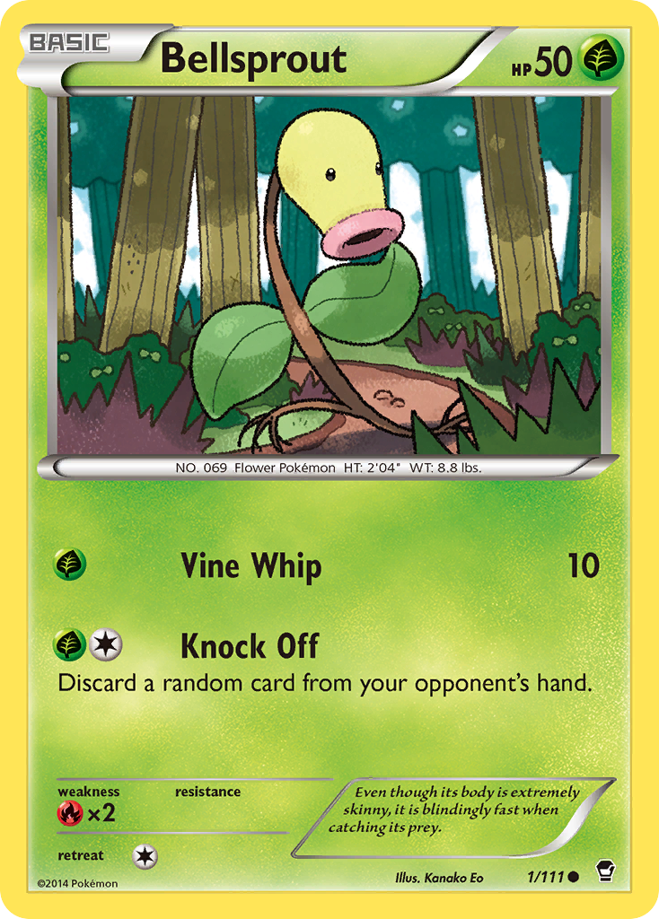 Bellsprout (1/111) [XY: Furious Fists] - Destination Retro