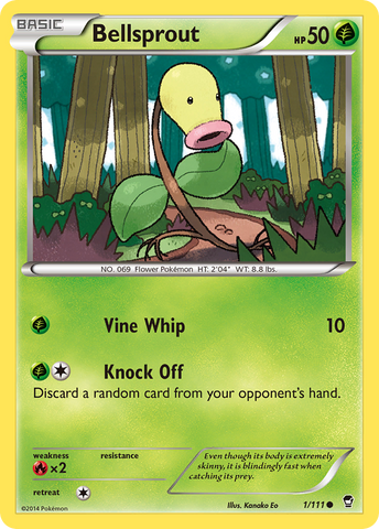 Bellsprout (1/111) [XY: Furious Fists] - Destination Retro