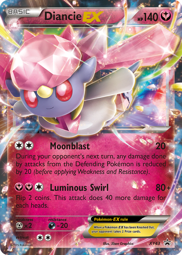 Diancie EX (XY43) [XY: Black Star Promos] - Destination Retro