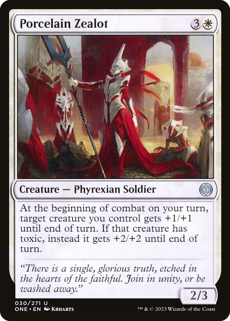 Porcelain Zealot [Phyrexia: All Will Be One] - Destination Retro