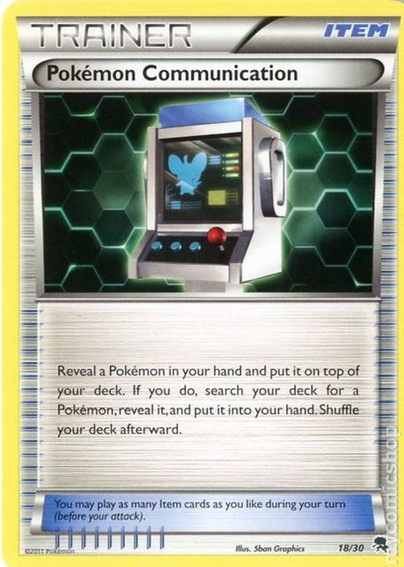 Pokemon Communication (18/30) [Black & White: Trainer Kit] - Destination Retro