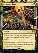 Demonic Tutor (Etched Foil) [Strixhaven Mystical Archive] - Destination Retro