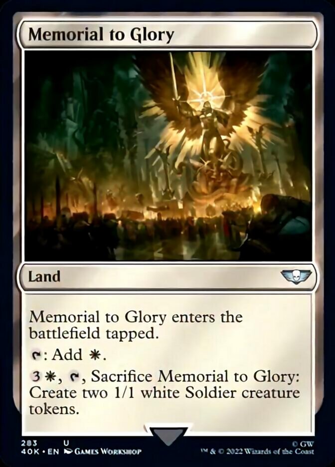 Memorial to Glory [Universes Beyond: Warhammer 40,000] - Destination Retro