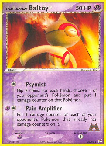 Team Magma's Baltoy (32/95) [EX: Team Magma vs Team Aqua] - Destination Retro