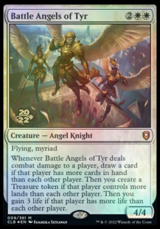 Battle Angels of Tyr [Commander Legends: Battle for Baldur's Gate Prerelease Promos] - Destination Retro