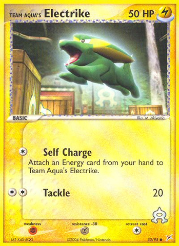 Team Aqua's Electrike (53/95) [EX: Team Magma vs Team Aqua] - Destination Retro