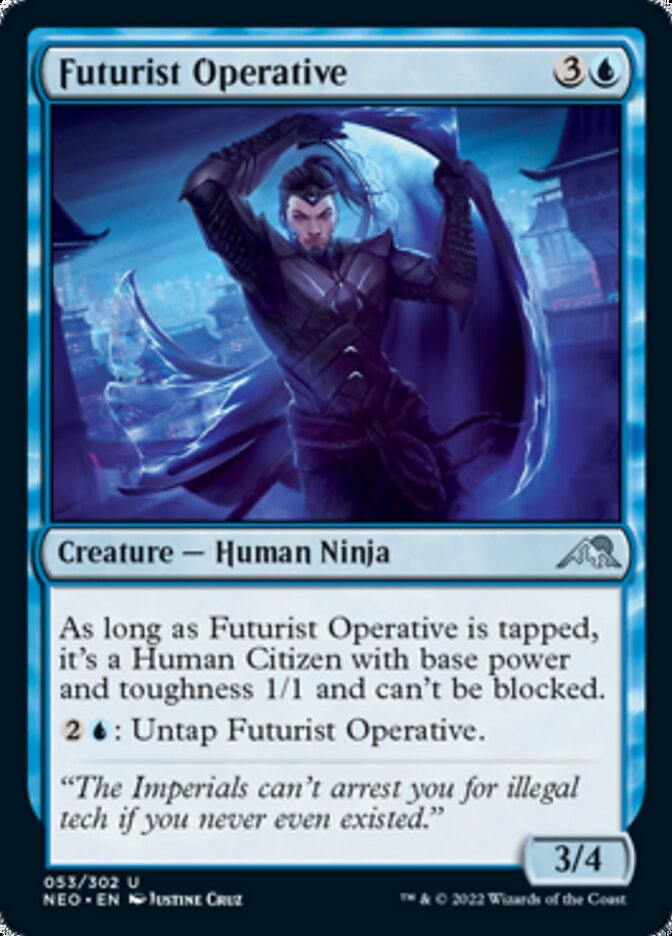Futurist Operative [Kamigawa: Neon Dynasty] - Destination Retro
