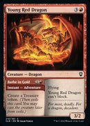 Young Red Dragon // Bathe in Gold [Commander Legends: Battle for Baldur's Gate] - Destination Retro