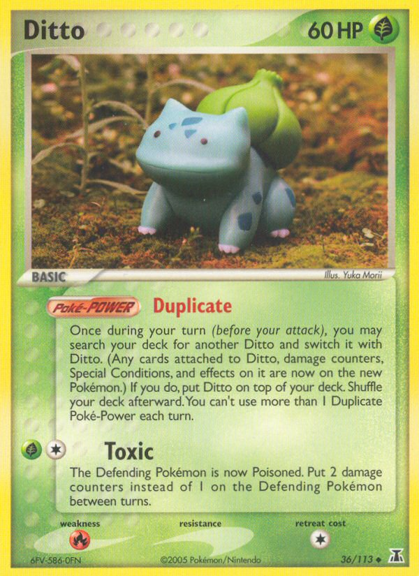 Ditto (36/113) [EX: Delta Species] - Destination Retro