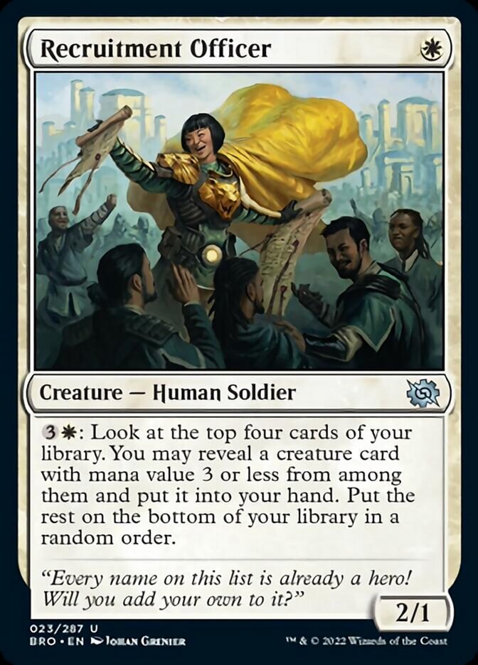 Recruitment Officer [The Brothers' War] - Destination Retro