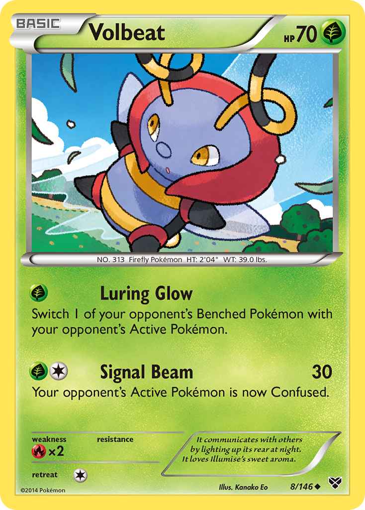 Volbeat (8/146) [XY: Base Set] - Destination Retro