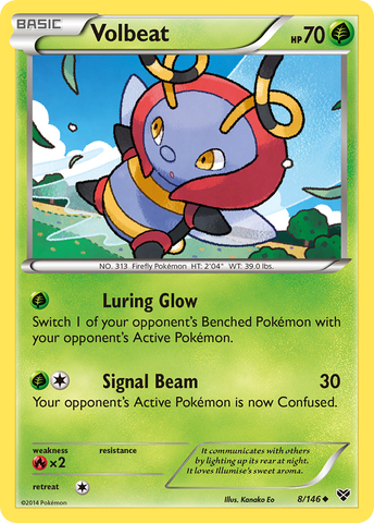 Volbeat (8/146) [XY: Base Set] - Destination Retro