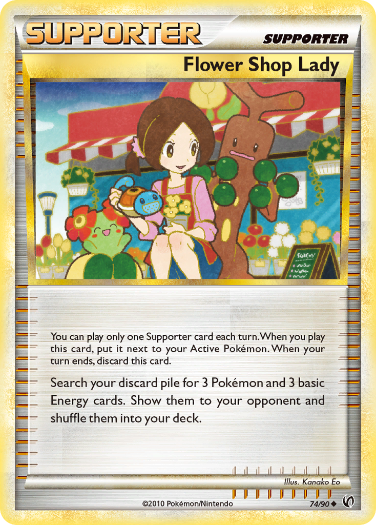 Flower Shop Lady (74/90) [HeartGold & SoulSilver: Undaunted] - Destination Retro
