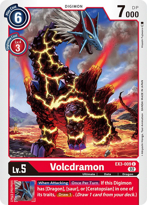 Volcdramon [EX3-009] [Draconic Roar] - Destination Retro