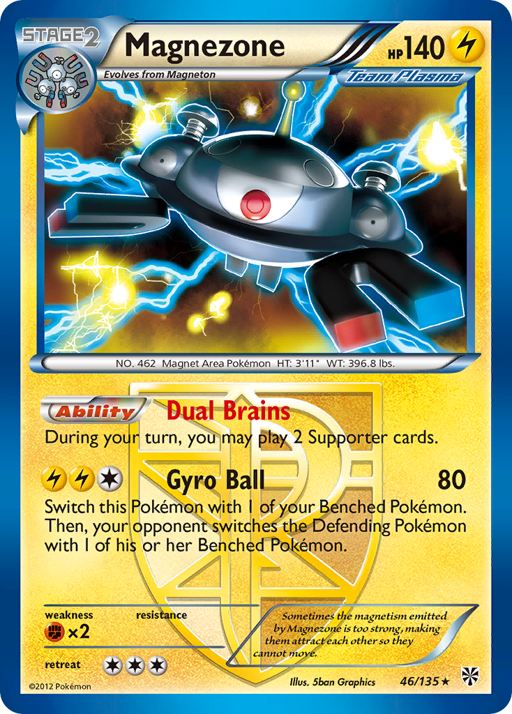 Magnezone (46/135) [Black & White: Plasma Storm] - Destination Retro