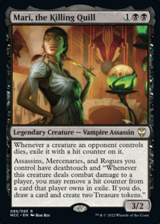Mari, the Killing Quill [Streets of New Capenna Commander] - Destination Retro