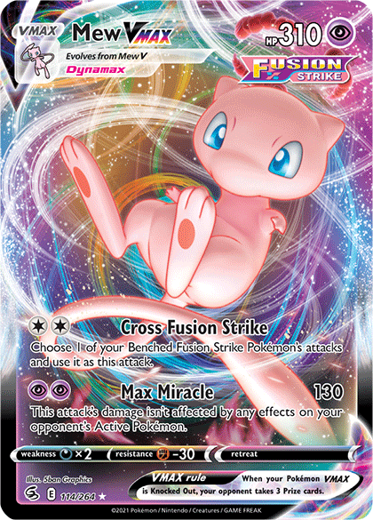 Mew VMAX (114/264) [Sword & Shield: Fusion Strike] - Destination Retro