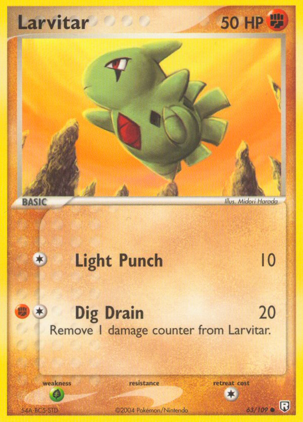 Larvitar (63/109) [EX: Team Rocket Returns] - Destination Retro