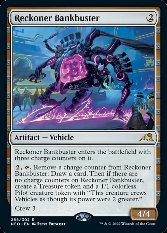 Reckoner Bankbuster (Promo Pack) [Kamigawa: Neon Dynasty Promos] - Destination Retro