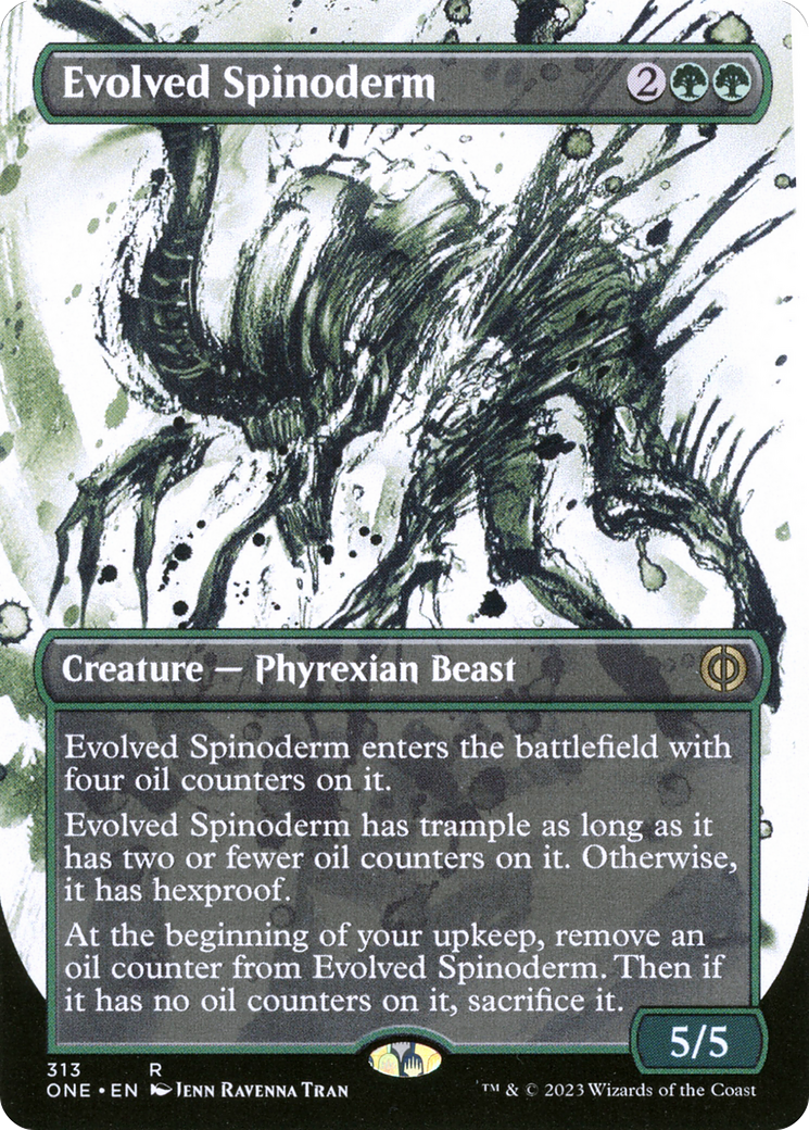 Evolved Spinoderm (Borderless Ichor) [Phyrexia: All Will Be One] - Destination Retro