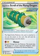 Rapid Strike Scroll of the Flying Dragon (153/203) [Sword & Shield: Evolving Skies] - Destination Retro