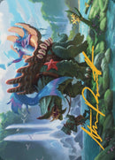 Vodalian Mindsinger Art Card (Gold-Stamped Signature) [Dominaria United Art Series] - Destination Retro