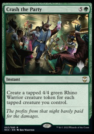 Crash the Party (Promo Pack) [Streets of New Capenna Commander Promos] - Destination Retro