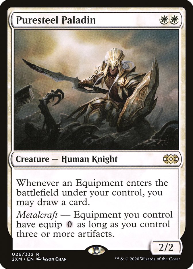 Puresteel Paladin [Double Masters] - Destination Retro