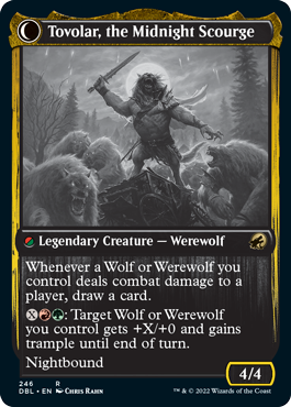Tovolar, Dire Overlord // Tovolar, the Midnight Scourge [Innistrad: Double Feature] - Destination Retro