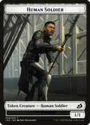 Human Soldier (004/013) [Ikoria: Lair of Behemoths Tokens] - Destination Retro