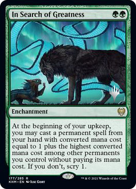 In Search of Greatness [Kaldheim Promo Pack] - Destination Retro