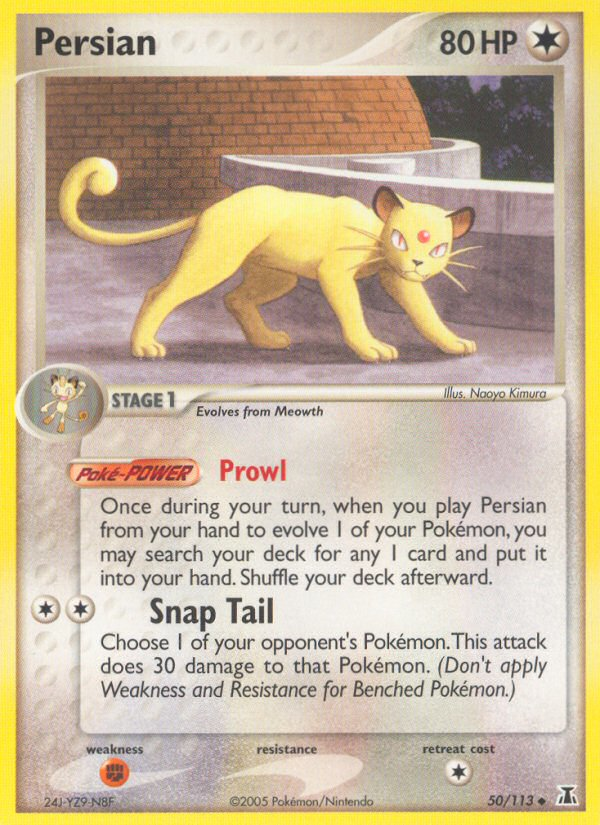 Persian (50/113) [EX: Delta Species] - Destination Retro